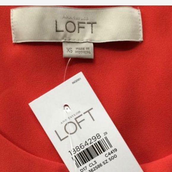 Ann Taylor Loft Scoop Neck Tie Waist Tank Dress - Picture 3 of 8